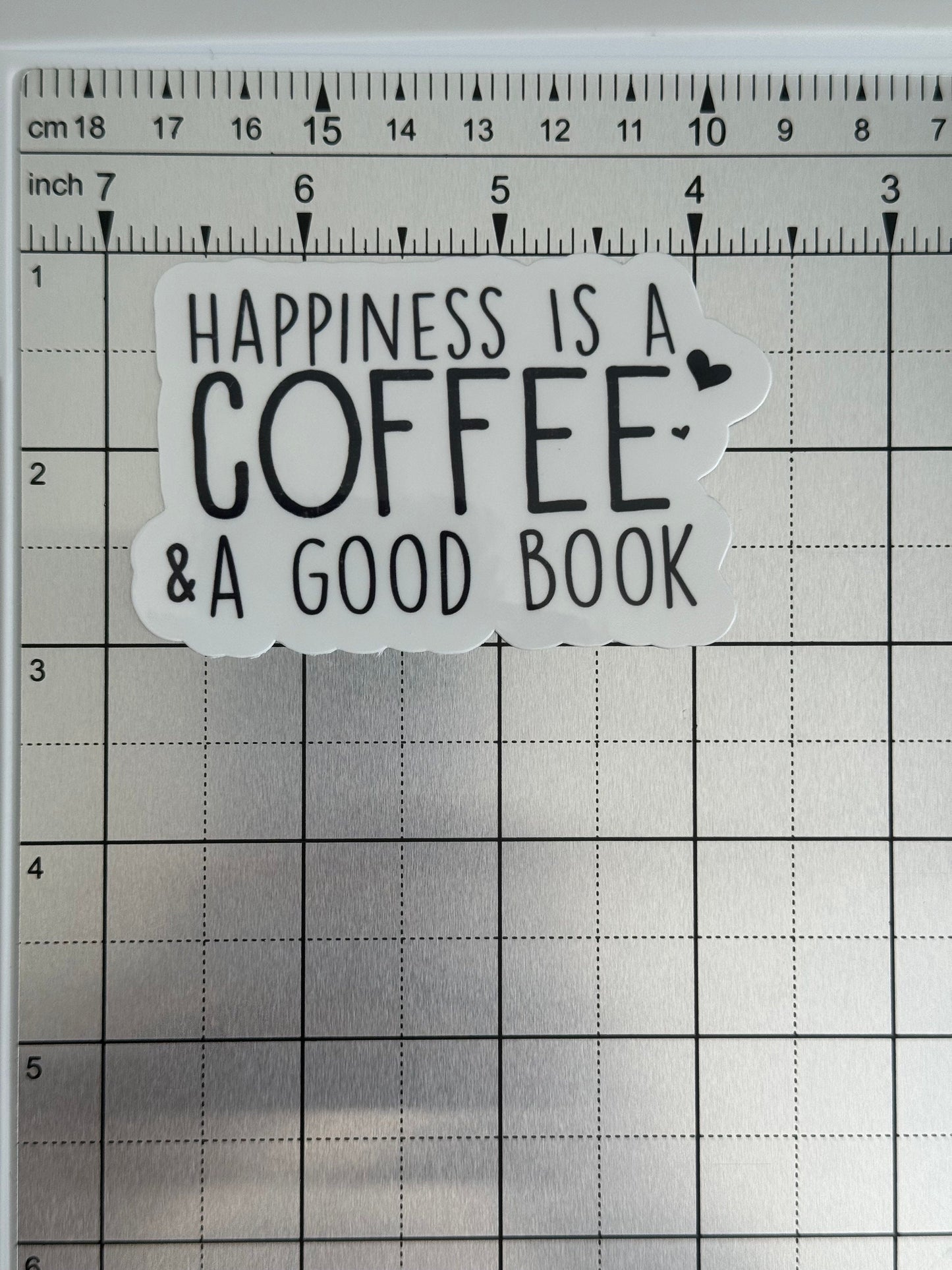Coffee and a Good Book Sticker