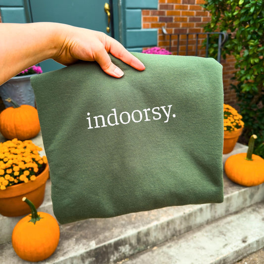 Indoorsy Embroidered Sweatshirt