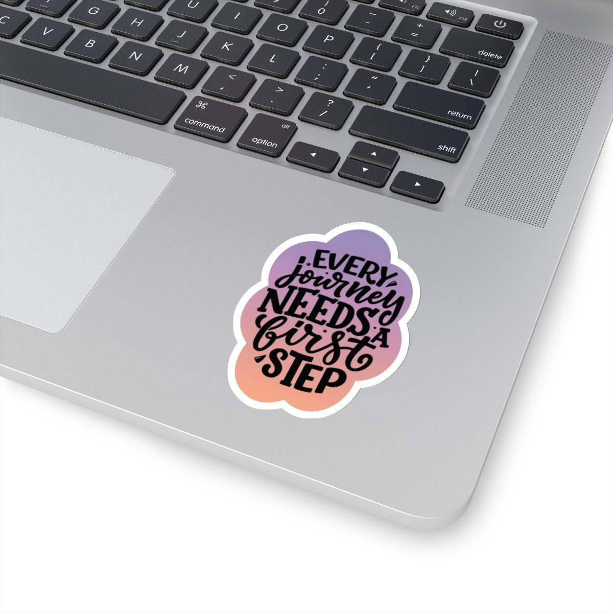 Every Journey Needs A First Step Motivational Sticker, inspirational quote decal