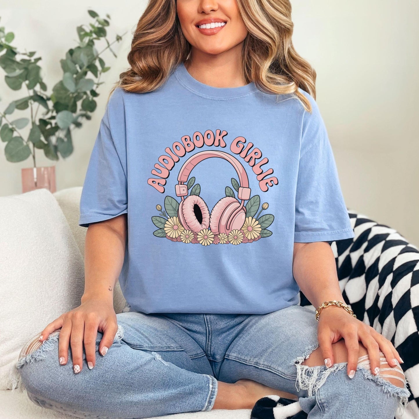 Audiobook Floral T Shirt