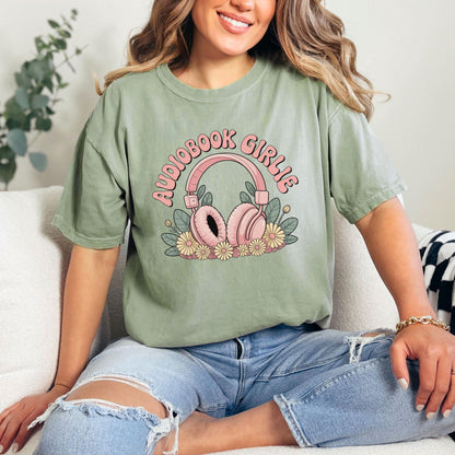 Audiobook Floral T Shirt