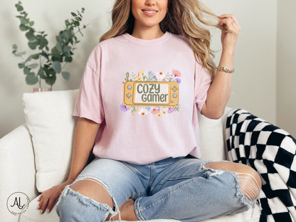 Cozy Gamer Floral Shirt