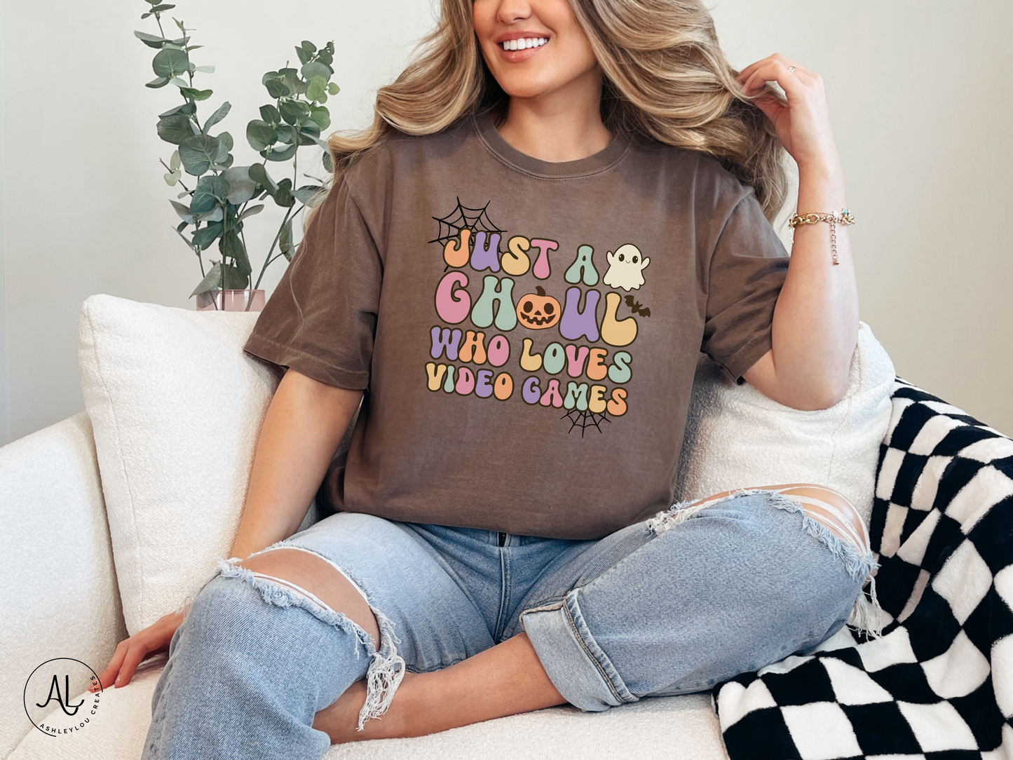 Just a Ghoul Who Loves Video Games Shirt