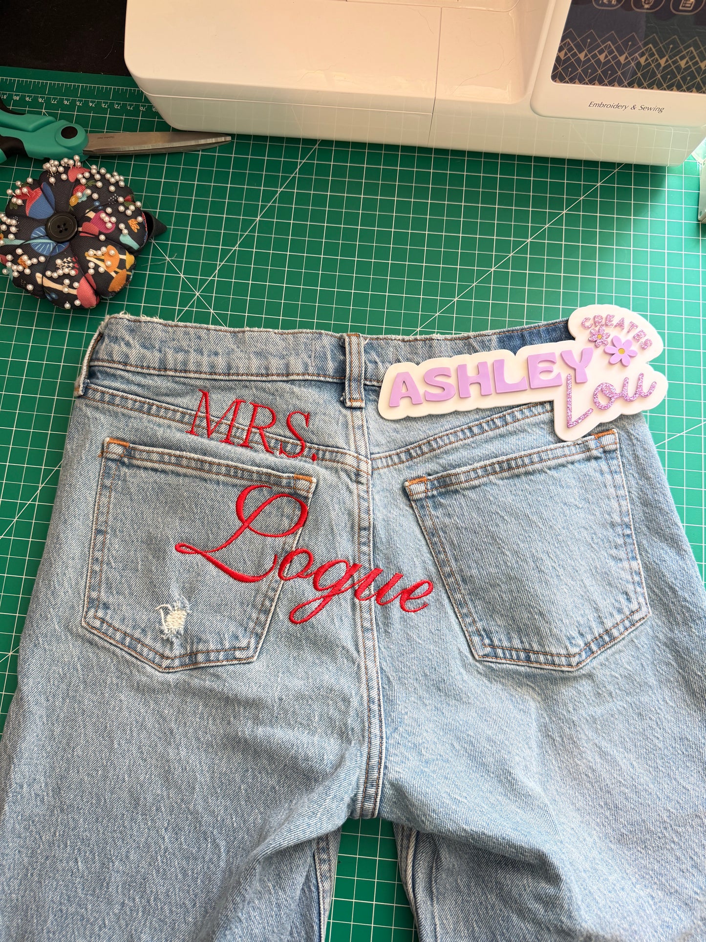 Personalized Wedding Embroidery