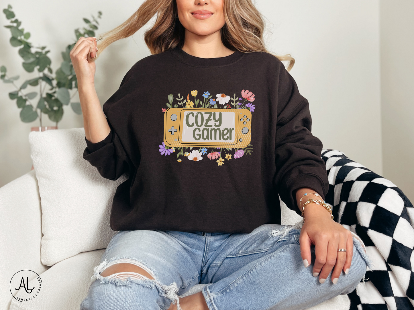 Cozy Gamer Crewneck Sweatshirt