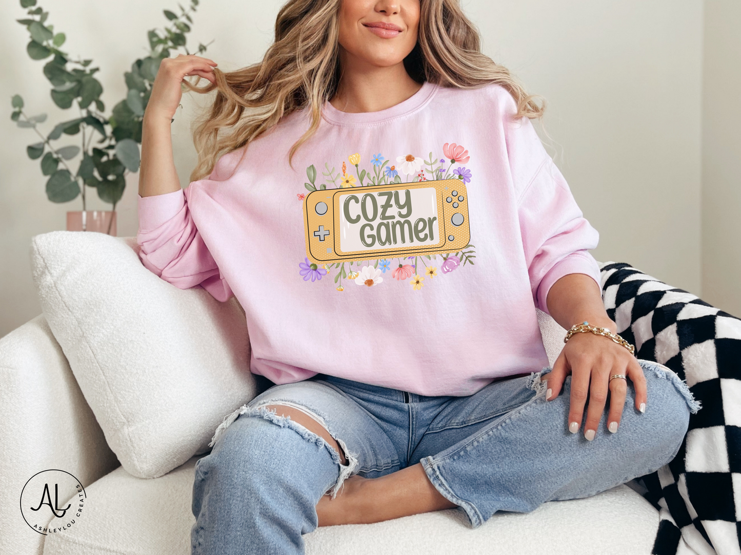Cozy Gamer Crewneck Sweatshirt