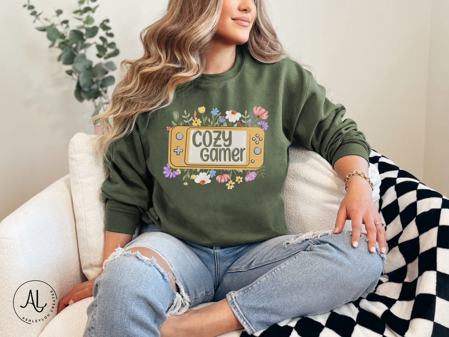 Cozy Gamer Crewneck Sweatshirt