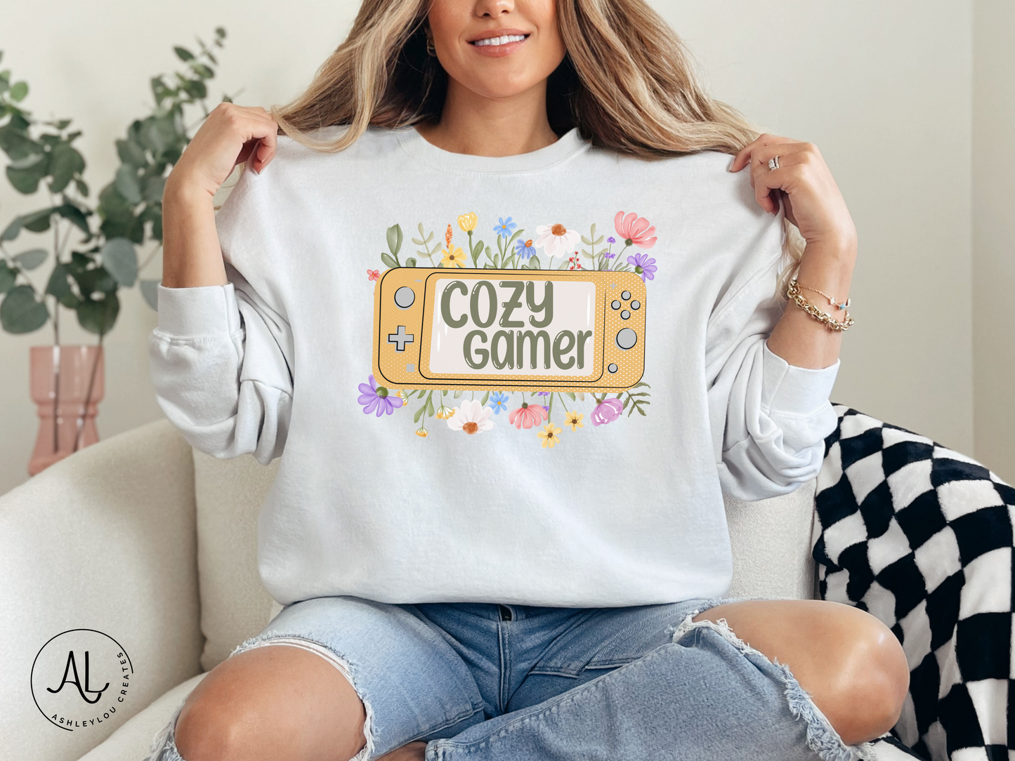 Cozy Gamer Crewneck Sweatshirt