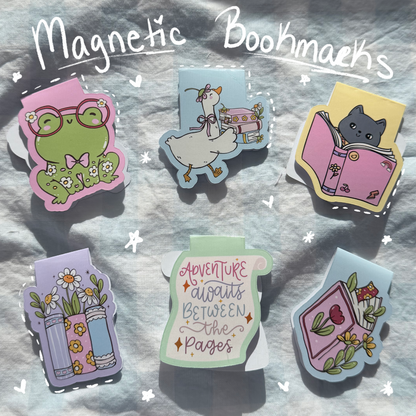Pages in Bloom - Spring Magnetic Bookmarks