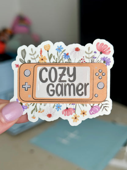 Cozy Gamer Sticker