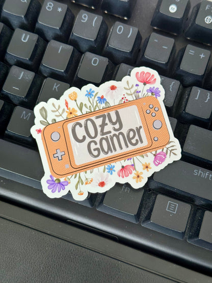 Cozy Gamer Sticker