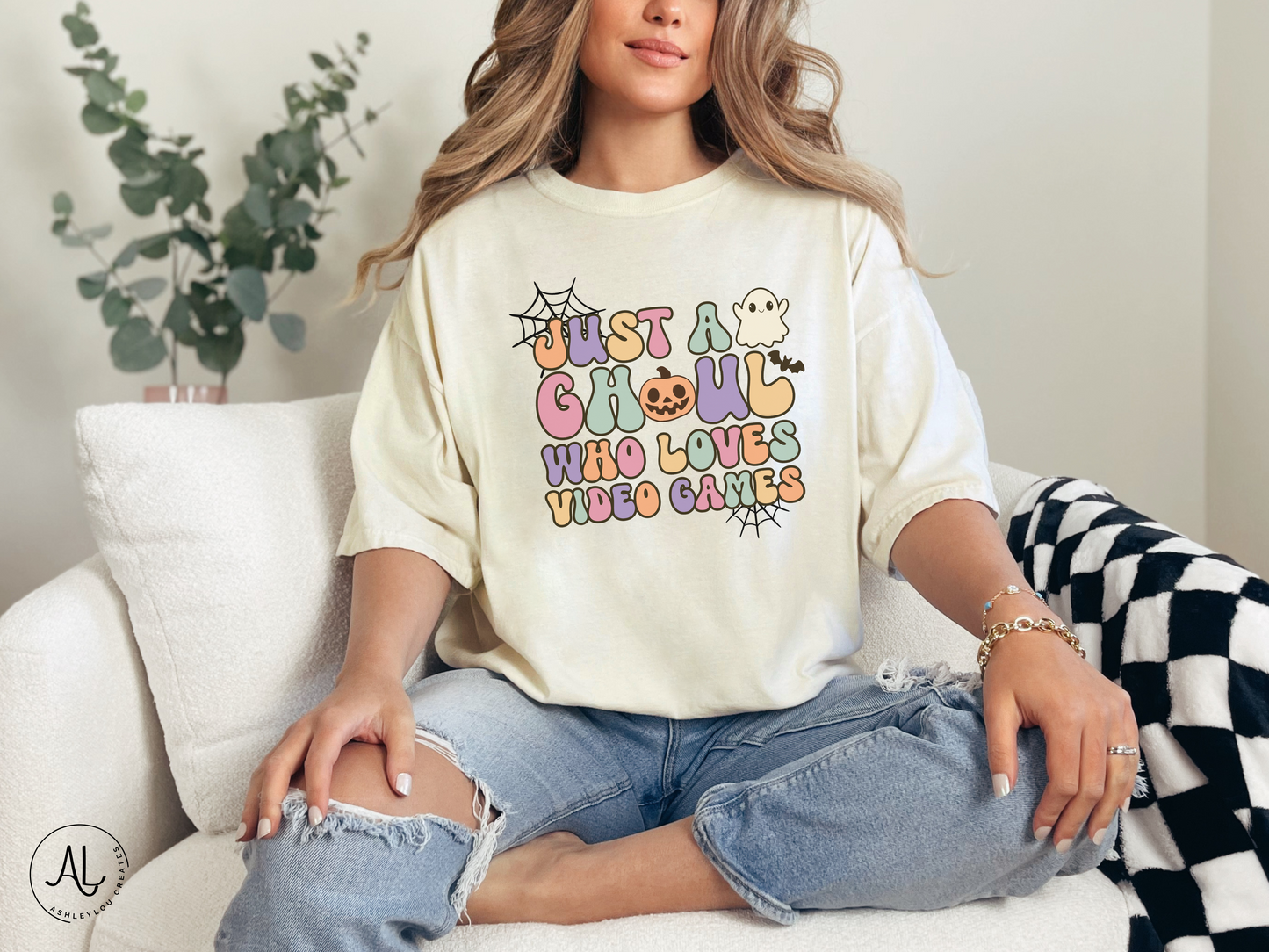 Just a Ghoul Who Loves Video Games Shirt