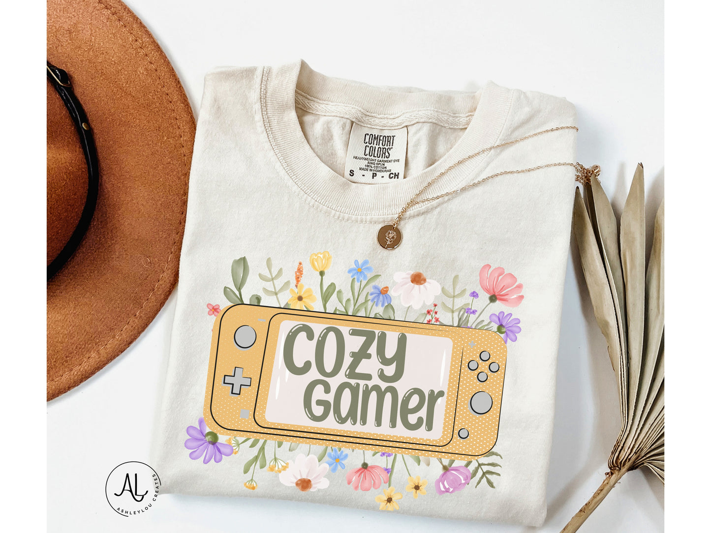 Cozy Gamer Floral Shirt