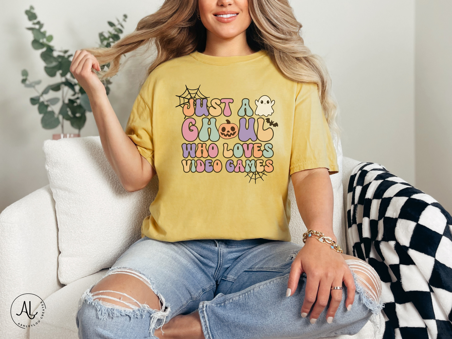 Just a Ghoul Who Loves Video Games Shirt