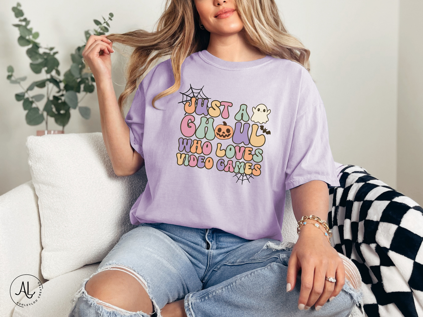 Just a Ghoul Who Loves Video Games Shirt