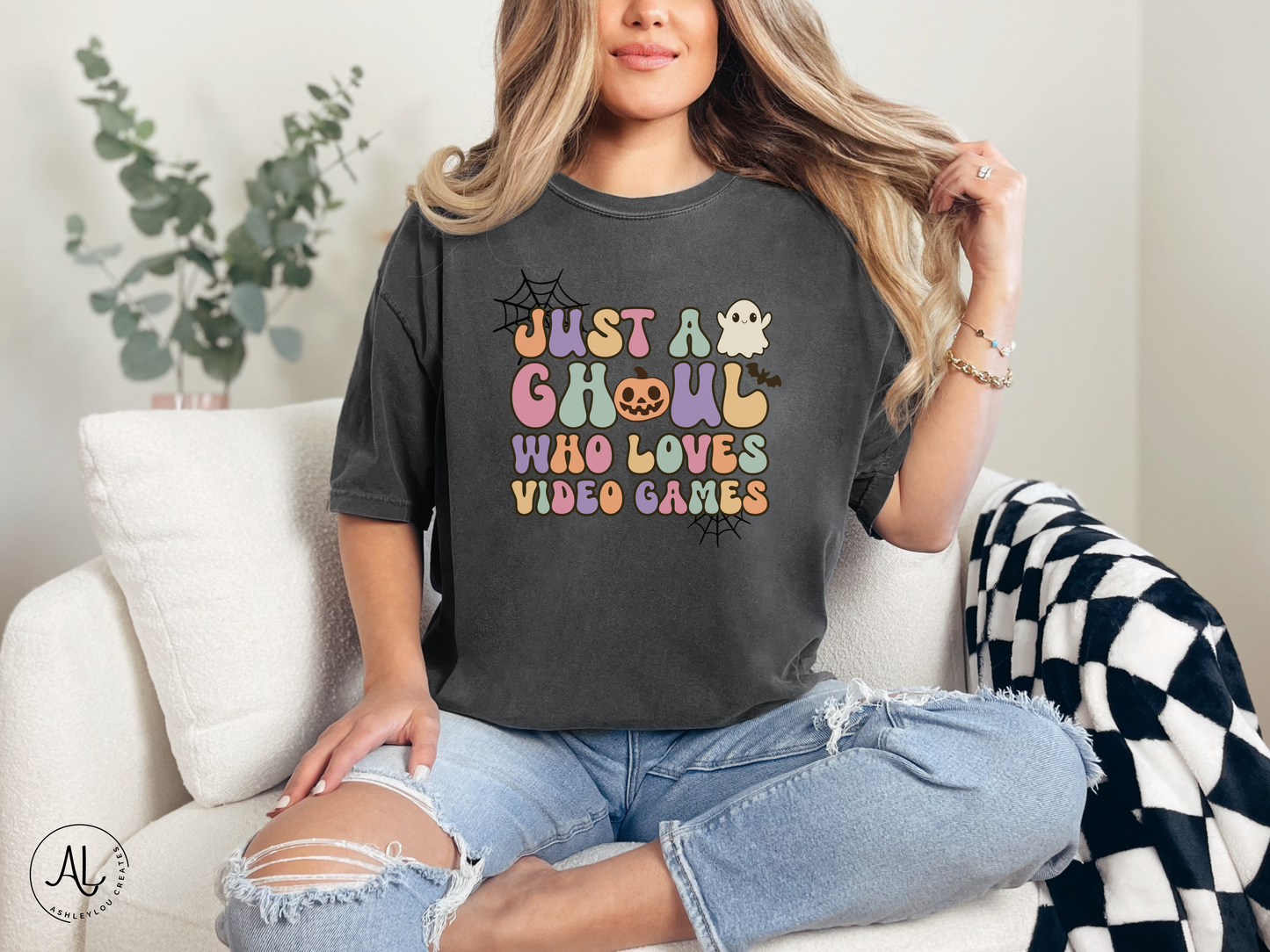 Just a Ghoul Who Loves Video Games Shirt
