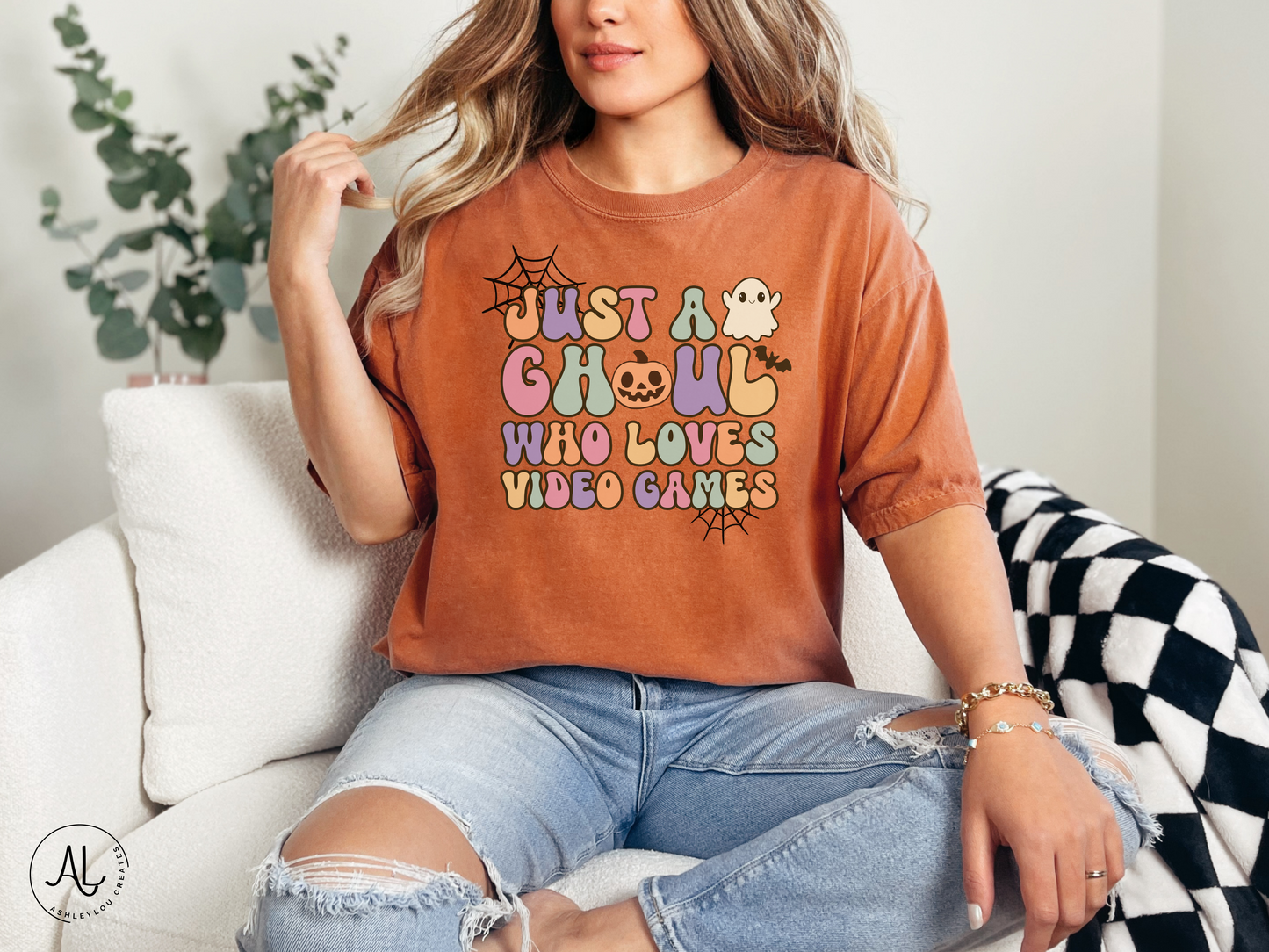 Just a Ghoul Who Loves Video Games Shirt