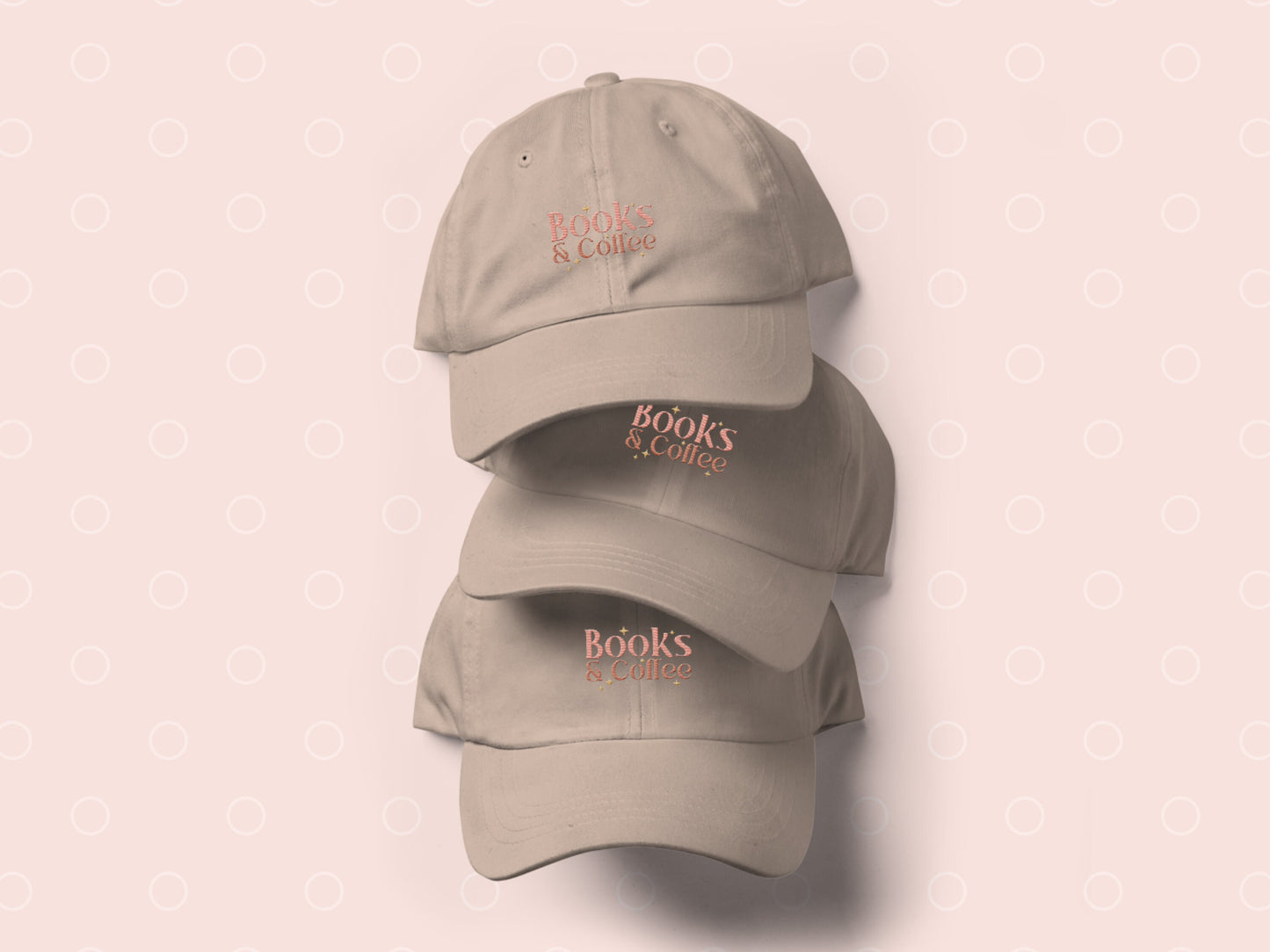 Book Lover Embroidered Hat Dad Cap Coffee Lover Gift Embroidery Hat for Reader Bookish Gift Introverted Gift Baseball Mom Hat