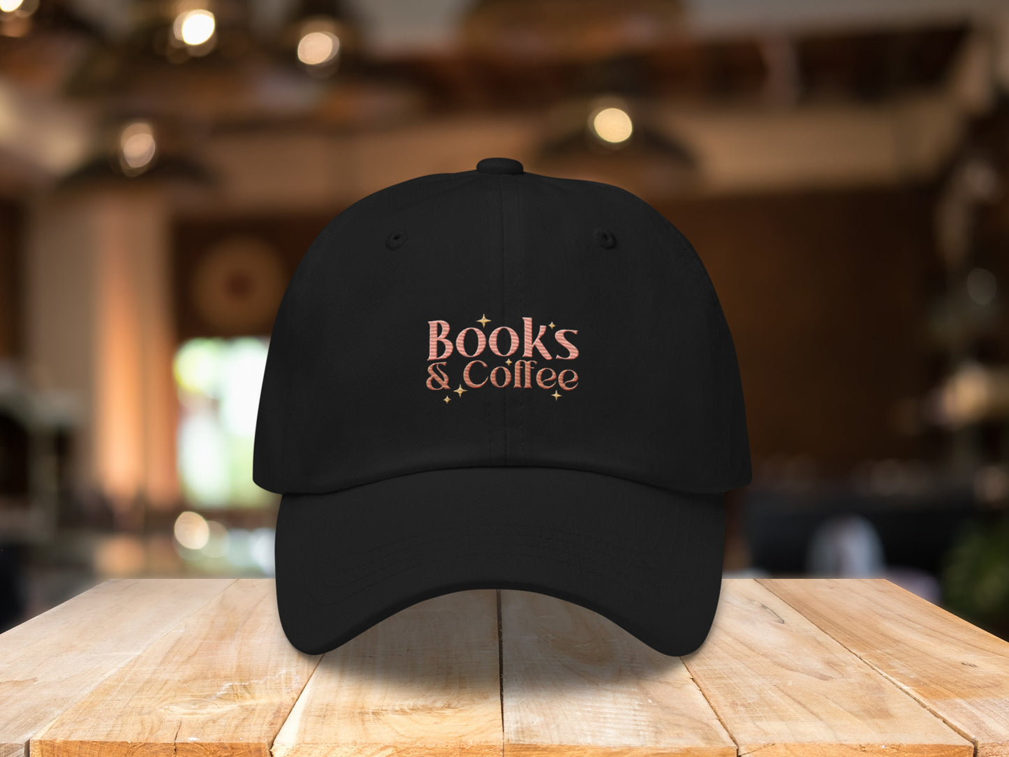 Book Lover Embroidered Hat Dad Cap Coffee Lover Gift Embroidery Hat for Reader Bookish Gift Introverted Gift Baseball Mom Hat