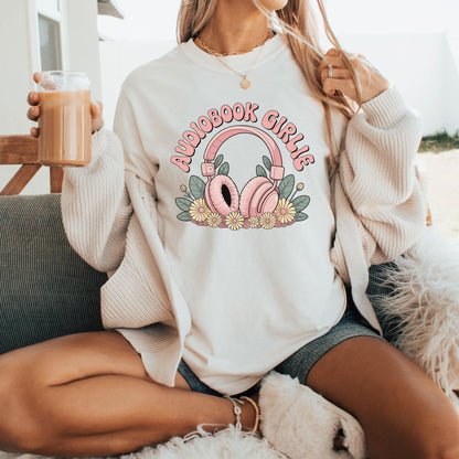 Audiobook Floral T Shirt