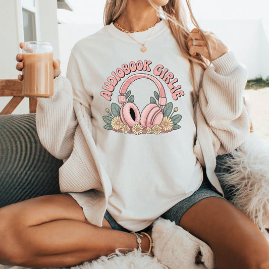 Audiobook Floral T Shirt