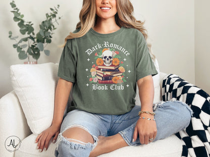 Dark Romance Book club Shirt Spicy Books Shirt Spicy Reader Bookish Shirt Smut Books Shirt Smut Book Book Lover Gift Reader Shirt Skull Book