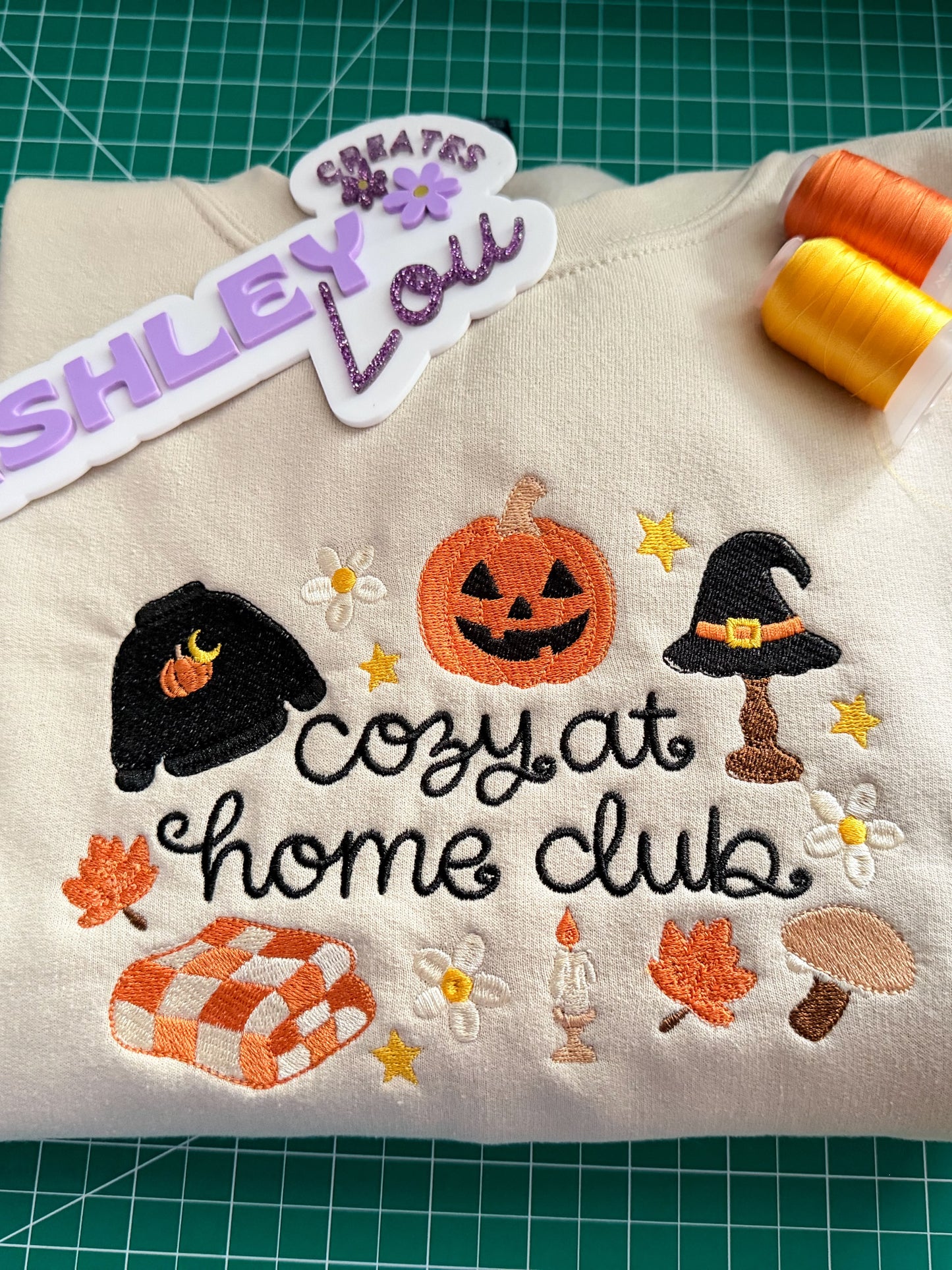Cozy At Home Club Embroidered Fall Apparel | Choose Your Style
