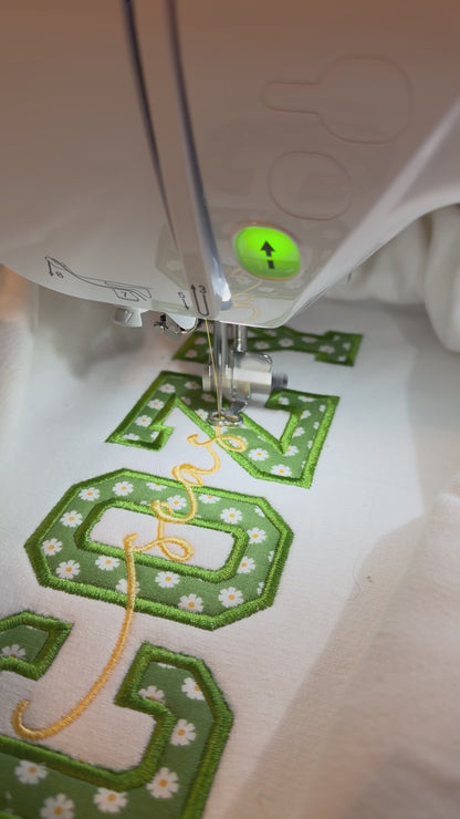 Cozy Season is Year Round Embroidered Applique Sweatshirt